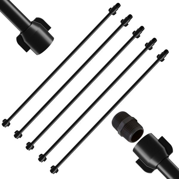 Engate Mangueira Flexível Para Descarga 50cm X 1/2" Preto | A